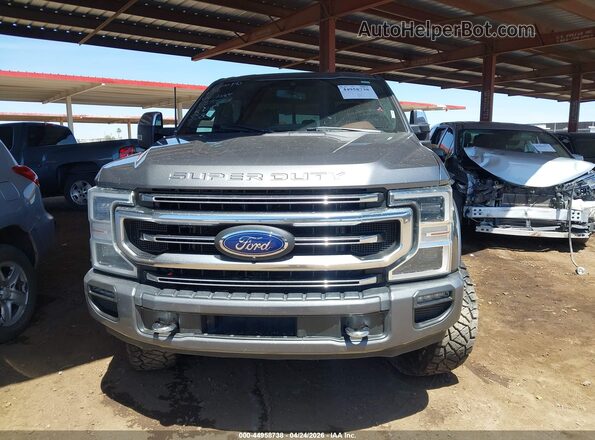 1FT7W2BN5NEG10164 2022 FORD F-250 Gray Vista del cuadro de instrumentos