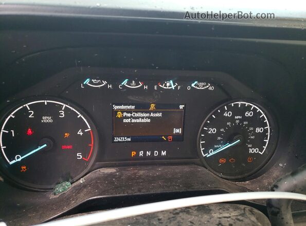 1FT7W2BT2RED03331 2024 FORD F250 White Вид щитка приладів
