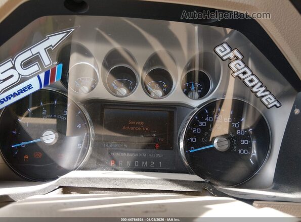 1FT7W2BT4GEC38995 2016 FORD F-250 White Vista de los asientos traseros