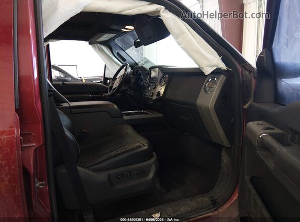 1FT7W2BT8GEB30282 2016 FORD F-250 Красный Вид салона спереди