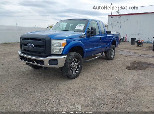 1FT7X2B69GEB35367 2016 FORD F-250 Blue Przód lewy