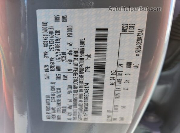 1FT8W2BT0RED48174 2024 FORD F250 Серый Вид подкапотного пространства