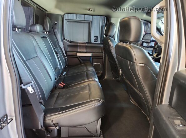 1FT8W2BT6LEC37121 2020 FORD F250 Silver Rear seats view