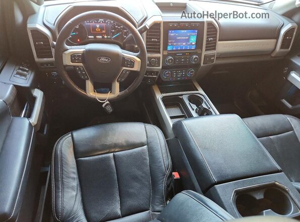 1FT8W2BT6LEC37121 2020 FORD F250 Silver Dashboard view