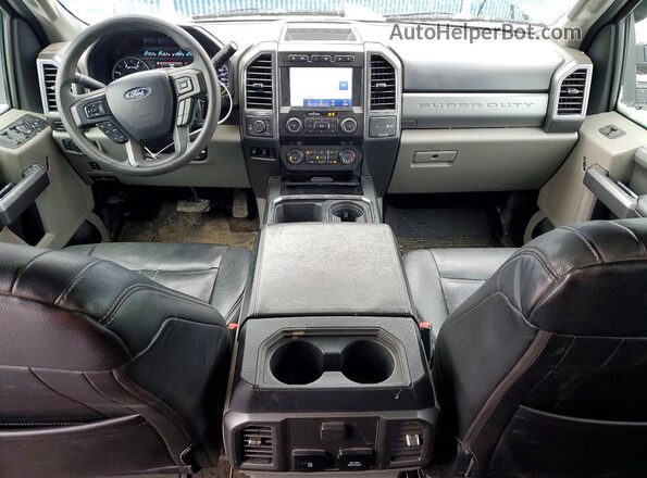 1FT8W3BT1LED81181 2020 FORD F350 Синий Вид панели приборов
