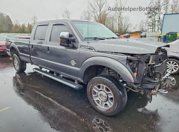 1FT8W3BTXGEC98970 2016 FORD F350 Gray 