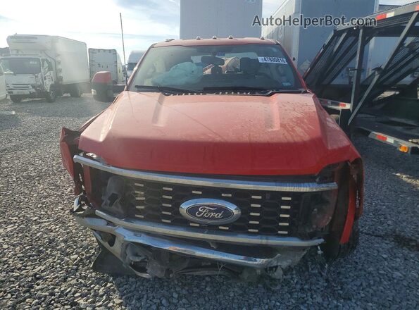 1FT8W4DM3PEC49265 2023 FORD F450 Red წინა ხედი