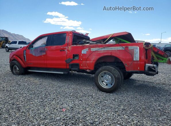 1FT8W4DM3PEC49265 2023 FORD F450 Red უკანა მარცხენა