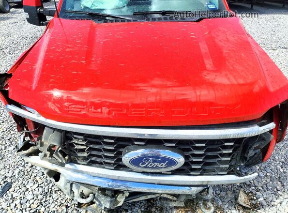 1FT8W4DM3PEC49265 2023 FORD F450 Red უკანა სალონის ხედი