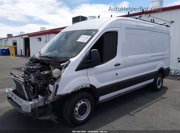 1FTBR1C85MKA37772 2021 FORD TRANSIT-250 White Առջևի ձախ երեք քառորդ տեսարան