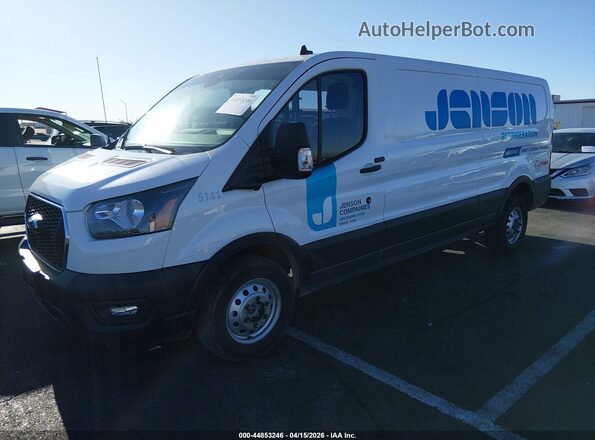 1FTBW2Y87PKB55141 2023 FORD TRANSIT-350 White წინა მარცხენა ხედი სამი მეოთხედიდან