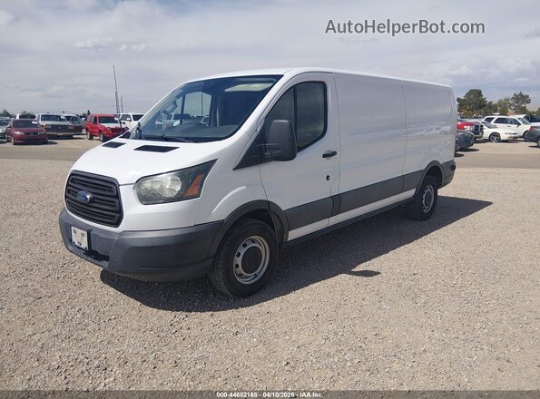 1FTBW2ZM3GKB38963 2016 FORD TRANSIT-350 White წინა მარცხენა ხედი სამი მეოთხედიდან