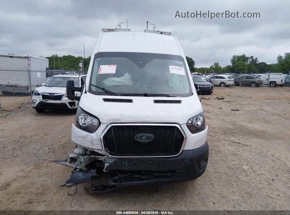 1FTBW3XG1PKB64545 2023 FORD TRANSIT-350 White Vista del cuadro de instrumentos