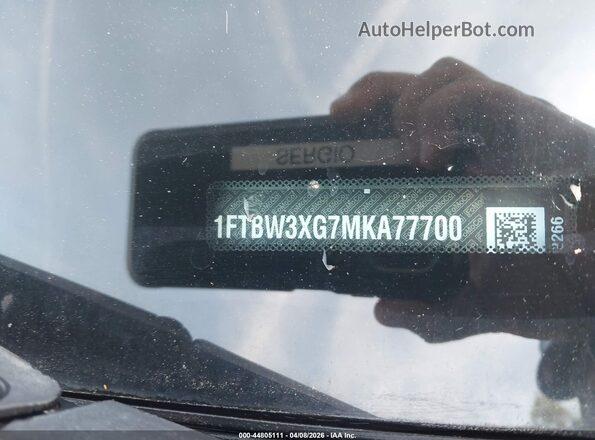 1FTBW3XG7MKA77700 2021 FORD TRANSIT-350 Серый Вид подкапотного пространства