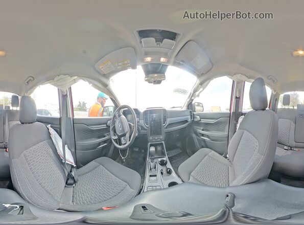 1FTER4BH9RLE71050 2024 FORD RANG Red Vista de la etiqueta del VIN
