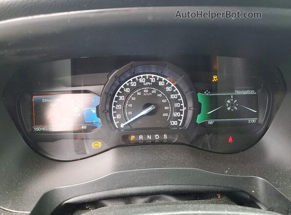 1FTER4FH2LLA09527 2020 FORD RANG Charcoal ხელსაწყოთა პანელის ხედი
