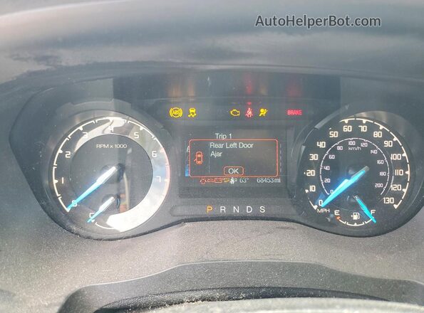1FTER4FH2LLA24285 2020 FORD RANG Black ხელსაწყოთა პანელის ხედი