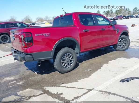 1FTER4HH8SLE35170 2025 FORD RANG Red Rear right