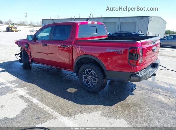 1FTER4HH8SLE35170 2025 FORD RANG Red Rear left