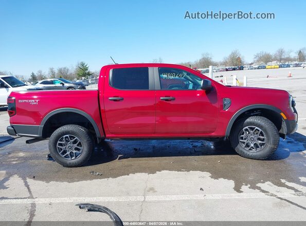1FTER4HH8SLE35170 2025 FORD RANG Red Rear interior view