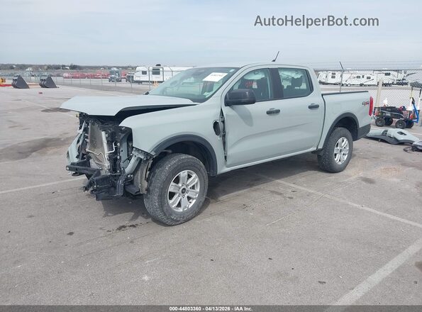 1FTER4PH0RLE69129 2024 FORD RANG Gray წინა მარცხენა ხედი სამი მეოთხედიდან