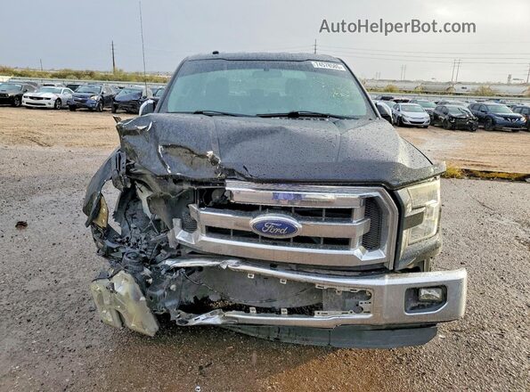 1FTEW1CF1GFA88672 2016 FORD F150 Black წინა ხედი