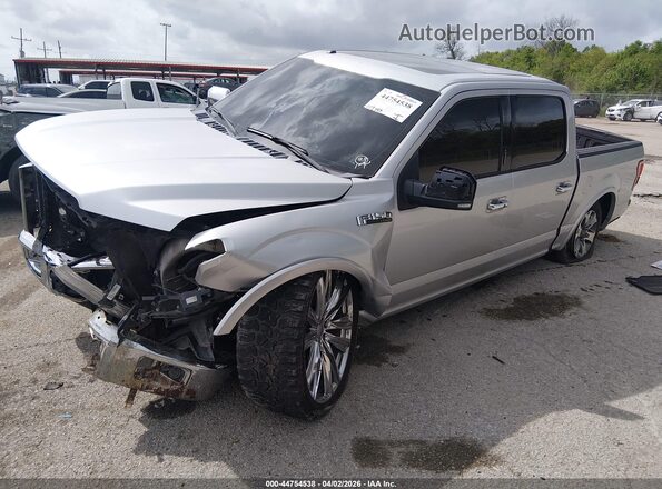 1FTEW1CF2HKC02106 2017 FORD F150 Silver Vista tres cuartos delantera izquierda