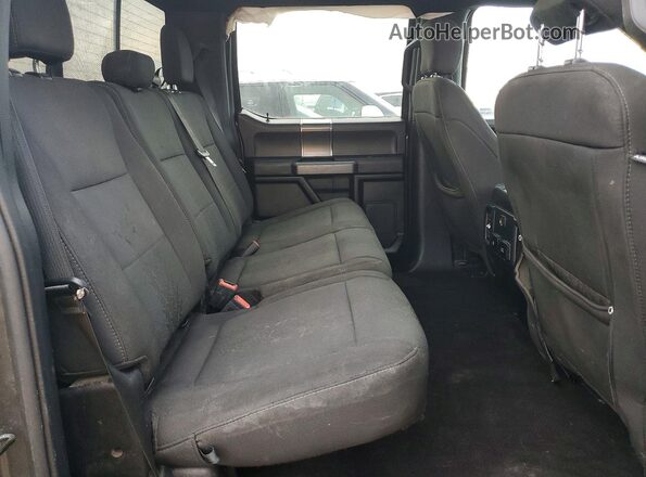 1FTEW1E40KFA33747 2019 FORD F150 Gray Widok tylnych siedzeń