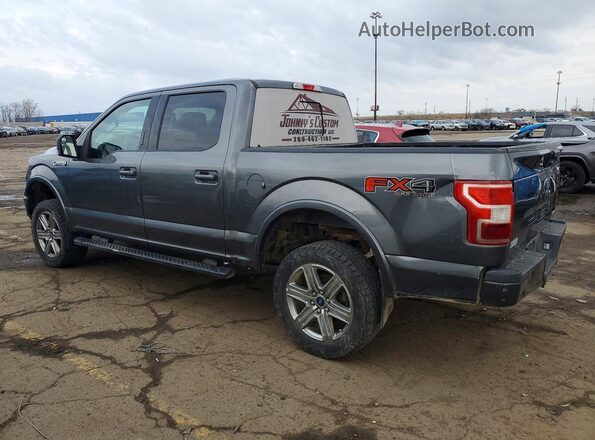 1FTEW1E40KFA33747 2019 FORD F150 Gray Tył lewy
