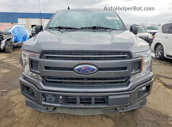 1FTEW1E40KFA33747 2019 FORD F150 Gray Widok z przodu