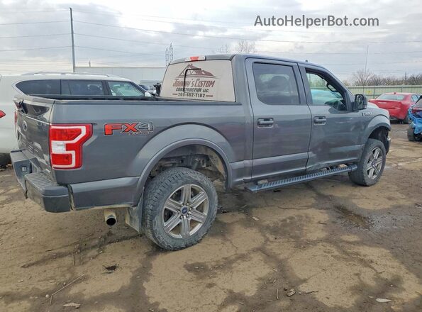 1FTEW1E40KFA33747 2019 FORD F150 Gray Tył prawy