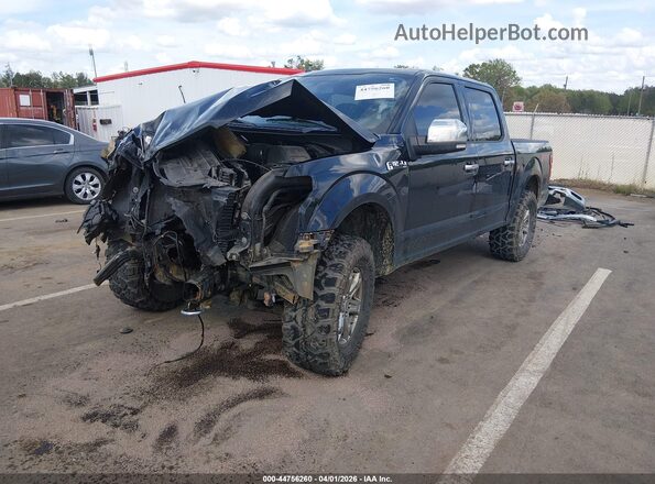 1FTEW1E53JFE24575 2018 FORD F150 Black Առջևի ձախ երեք քառորդ տեսարան