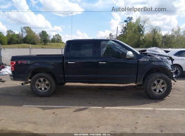 1FTEW1E53JFE24575 2018 FORD F150 Black Սալոնի 360 աստիճան տեսք