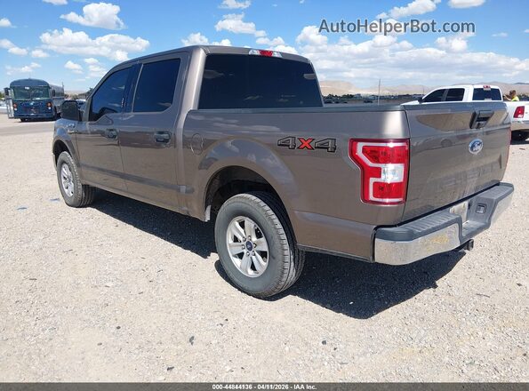 1FTEW1EB8JKF31327 2018 FORD F150 Brown Trasero izquierdo