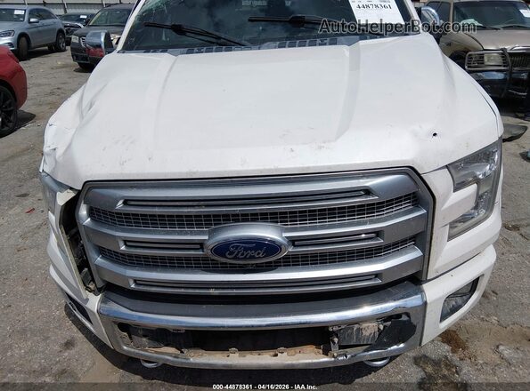 1FTEW1EF1HFB89032 2017 FORD F150 White Dashboard view