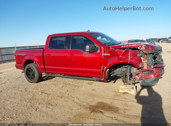 1FTEW1EG3JFD02784 2018 FORD F150 Red Rear interior view