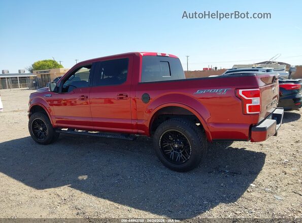 1FTEW1EG3JFD02784 2018 FORD F150 Red 360 interior view