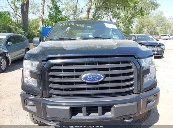 1FTEW1EP0GFB68776 2016 FORD F150 Black Instrument cluster view
