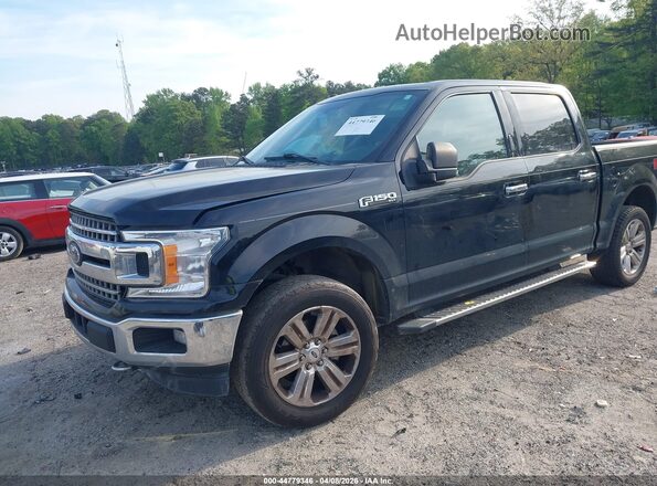 1FTEW1EP0JFD69214 2018 FORD F150 Black წინა მარცხენა ხედი სამი მეოთხედიდან