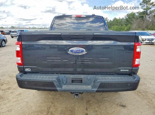 1FTEW1EP2MFC92642 2021 FORD F150 Black Widok z tyłu