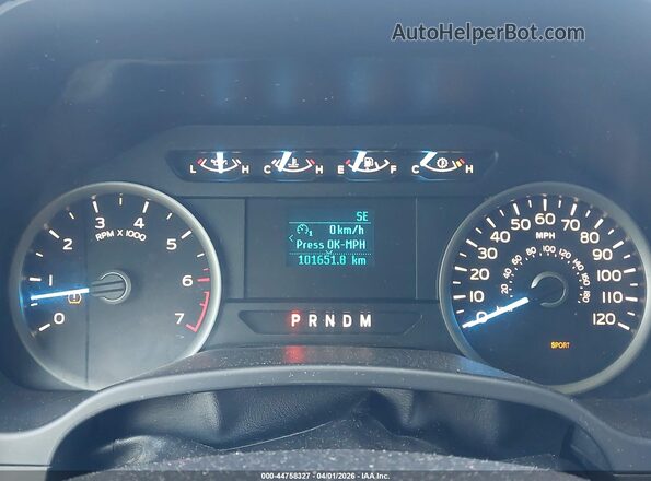 1FTEW1EP3JFC90331 2018 FORD F150 White Rear seats view
