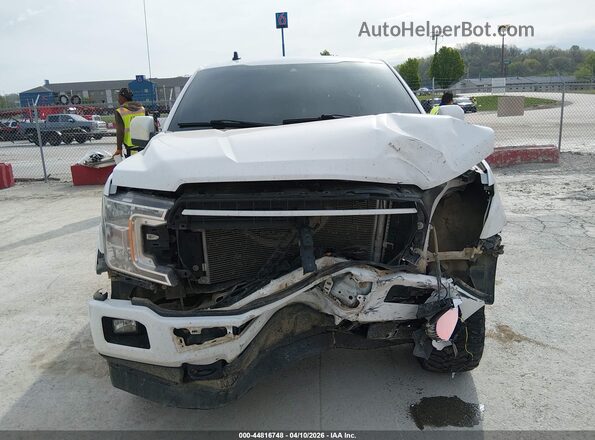 1FTEW1EP5LFB81260 2020 FORD F150 White Instrument cluster view