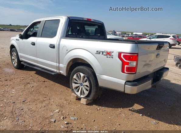 1FTEW1EP6JKC39963 2018 FORD F150 Серебряный Задняя левая четверть