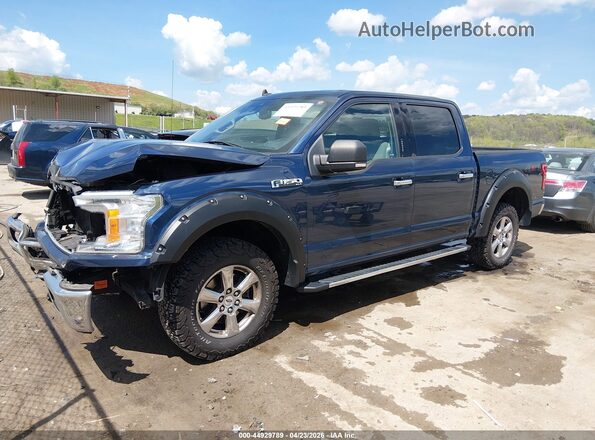 1FTEW1EPXKFC97665 2019 FORD F150 Blue Vista tres cuartos delantera izquierda