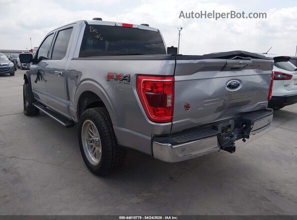 1FTEW1EPXMFC03478 2021 FORD F150 Silver Հետևի ձախ