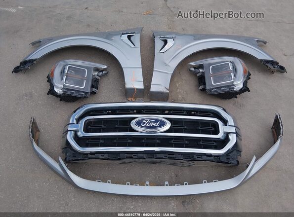 1FTEW1EPXMFC03478 2021 FORD F150 Silver Սարքավորումների վահանակի տեսք