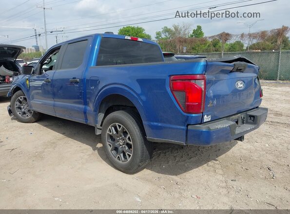 1FTEW2KP4RFA18974 2024 FORD F150 Blue Задня ліва чверть
