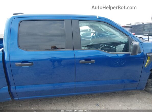 1FTEW2KP4RFA18974 2024 FORD F150 Blue Вид щитка приладів