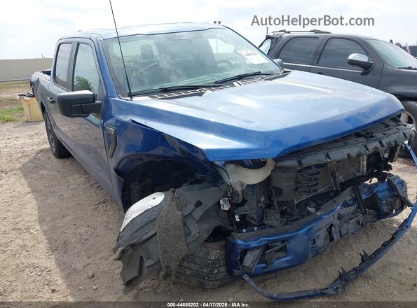 1FTEW2KP4RFA18974 2024 FORD F150 Blue Вид спереду