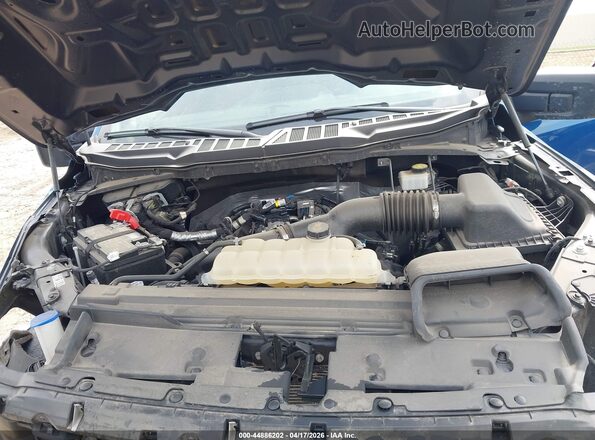 1FTEW2KP4RFA18974 2024 FORD F150 Blue Вид ззаду